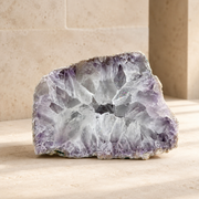 Amethyst Geode Half - 4.7 x 6.6 inch