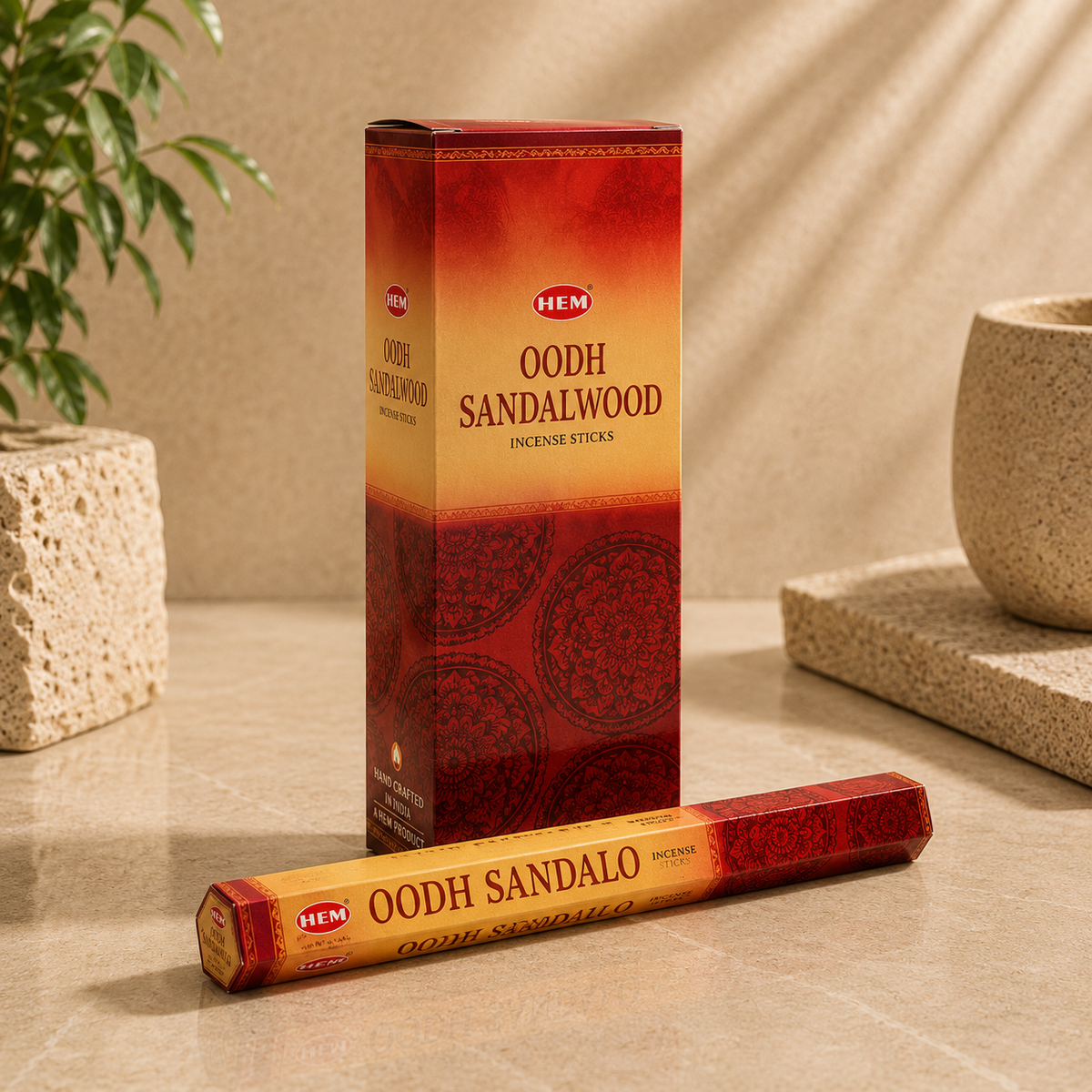 HEM Oodh Sandalwood Incense Sticks (20g)