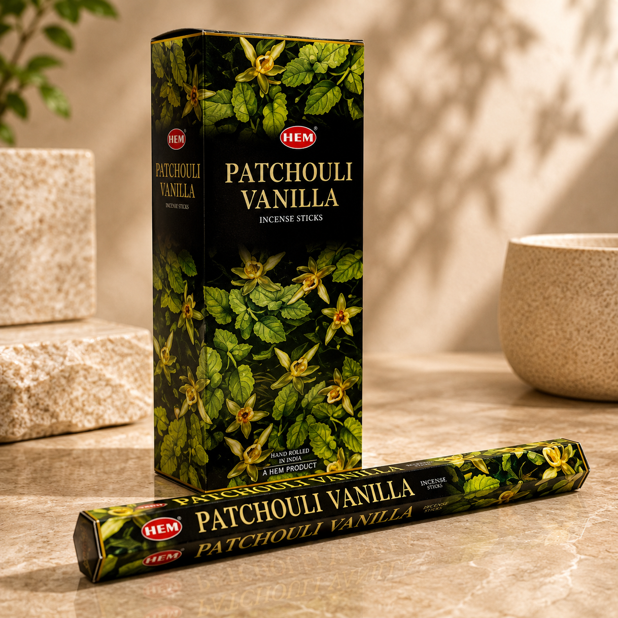 HEM Patchouli Vanilla Incense Sticks (20g)