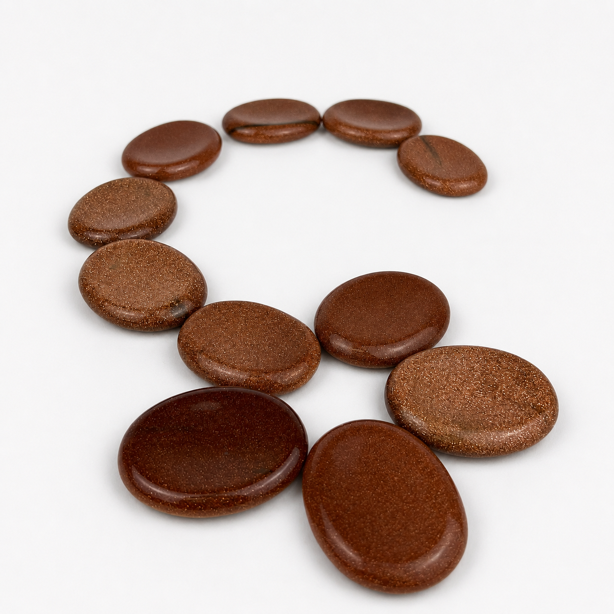 Goldstone Worry Stone - 2 inch
