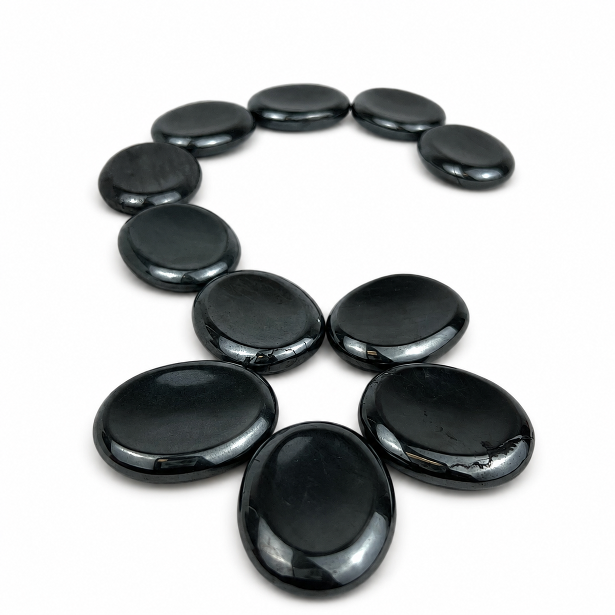 Hematite Worry Stone - 2 inch