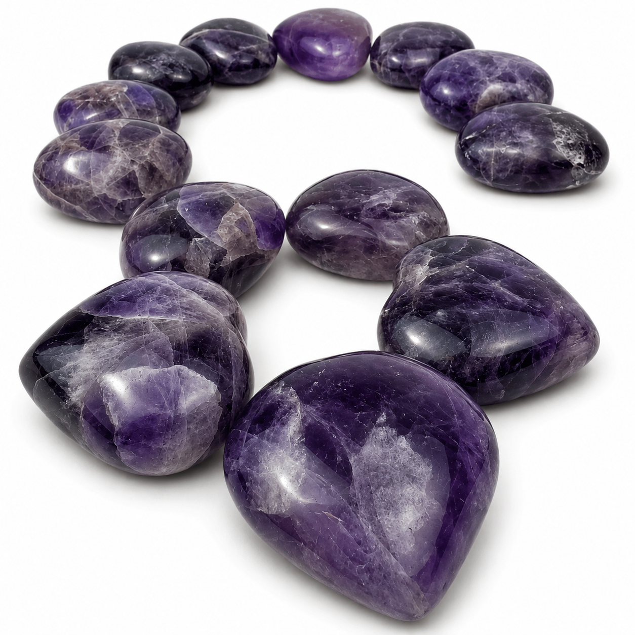 Amethyst Heart - 1.5-2 inch