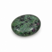 Ruby Zoisite Worry Stone - 1.25-1.5 inch