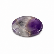 Chevron Amethyst Worry Stone - 1.5 inch