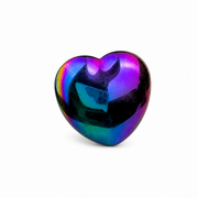 Rainbow Hematite Heart - 1.75 inch