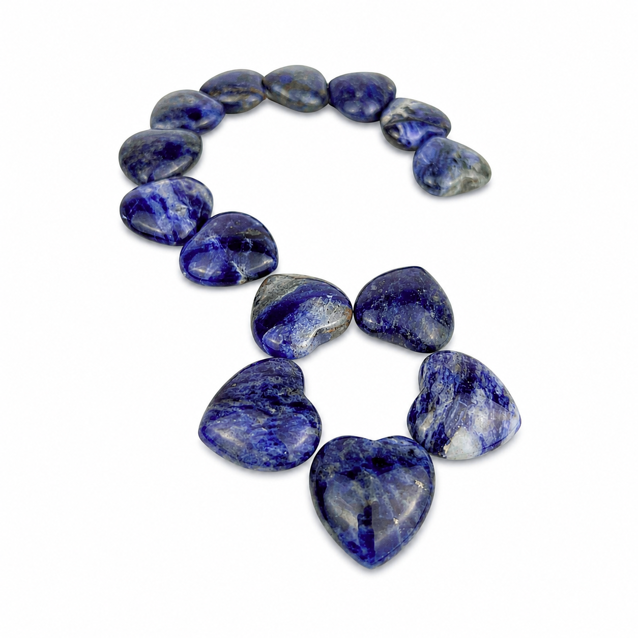 Sodalite Heart - 1 inch