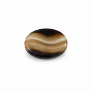 Black Onyx Worry Stone - 1.5-1.75 inch