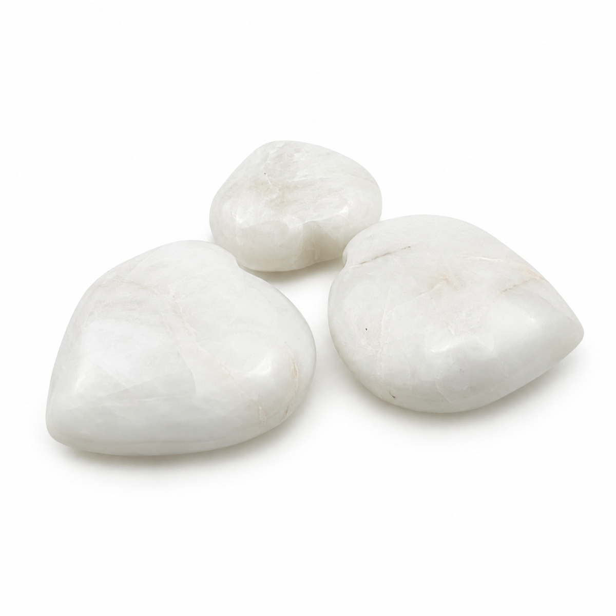 Milky Quartz Heart - 2.0-2.2 inch