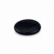 Blue Goldstone Worry Stone - 1.75 inch