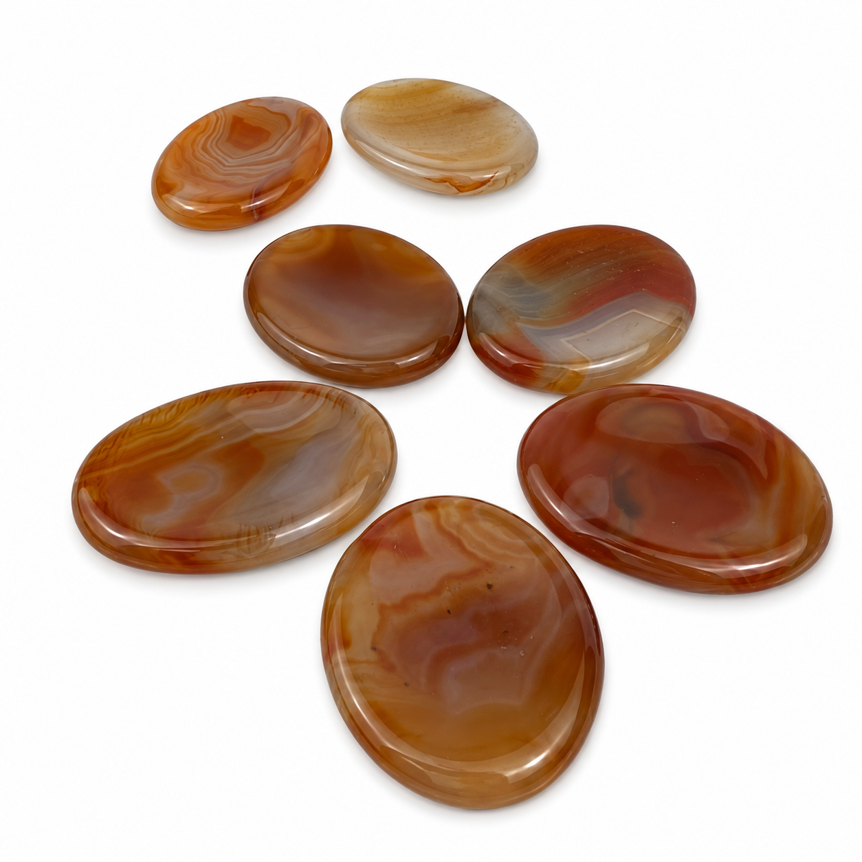 Carnelian Worry Stone - 1.75 inch