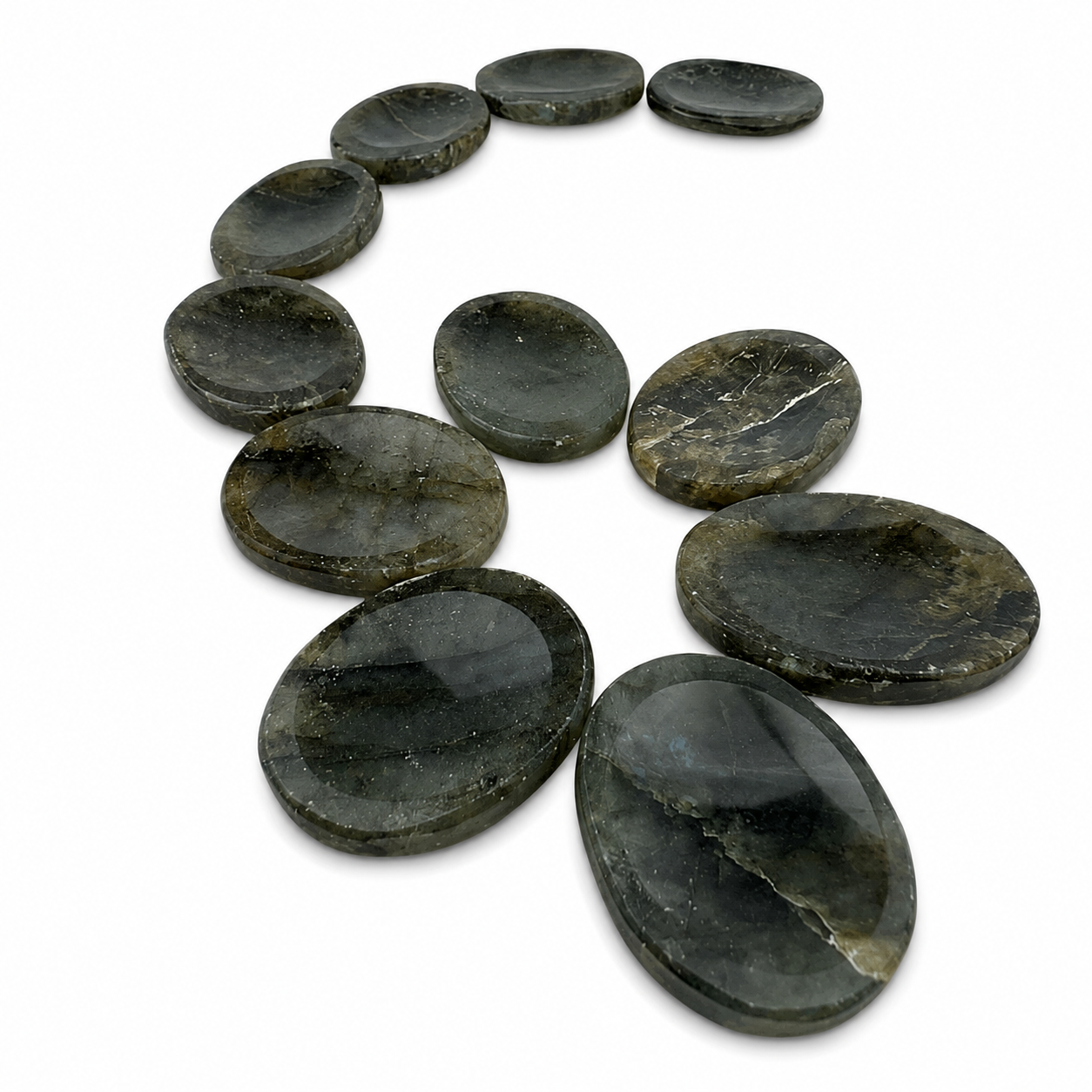 Labradorite Worry Stone - 1.5 inch