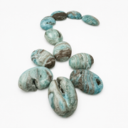 Blue Aragonite Worry Stone - 1.5 inch