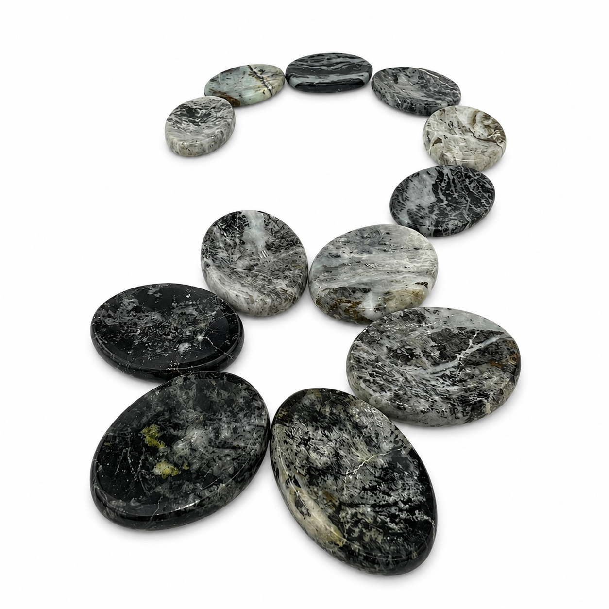 Blue Opal Worry Stone - 1.5 inch