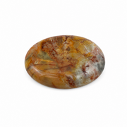 Crazy Lace Agate Worry Stone - 2 inch