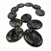 Glaucophane Worry Stone - 2 inch