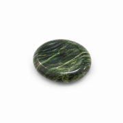 Green Hair Jasper Worry Stone - 2 inch