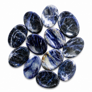 Sodalite Worry Stone - 1.5-1.75 inch