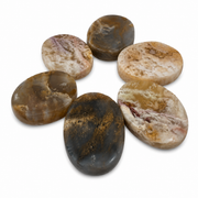 Dendritic Opal Worry Stone - 1.25-1.5 inch