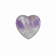 Amethyst Heart Worry Stone - 1.5 inch