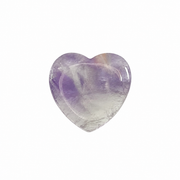 Amethyst Heart Worry Stone - 1.5 inch