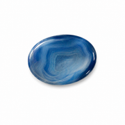 Blue Onyx Worry Stone - 1.25-1.5 inch