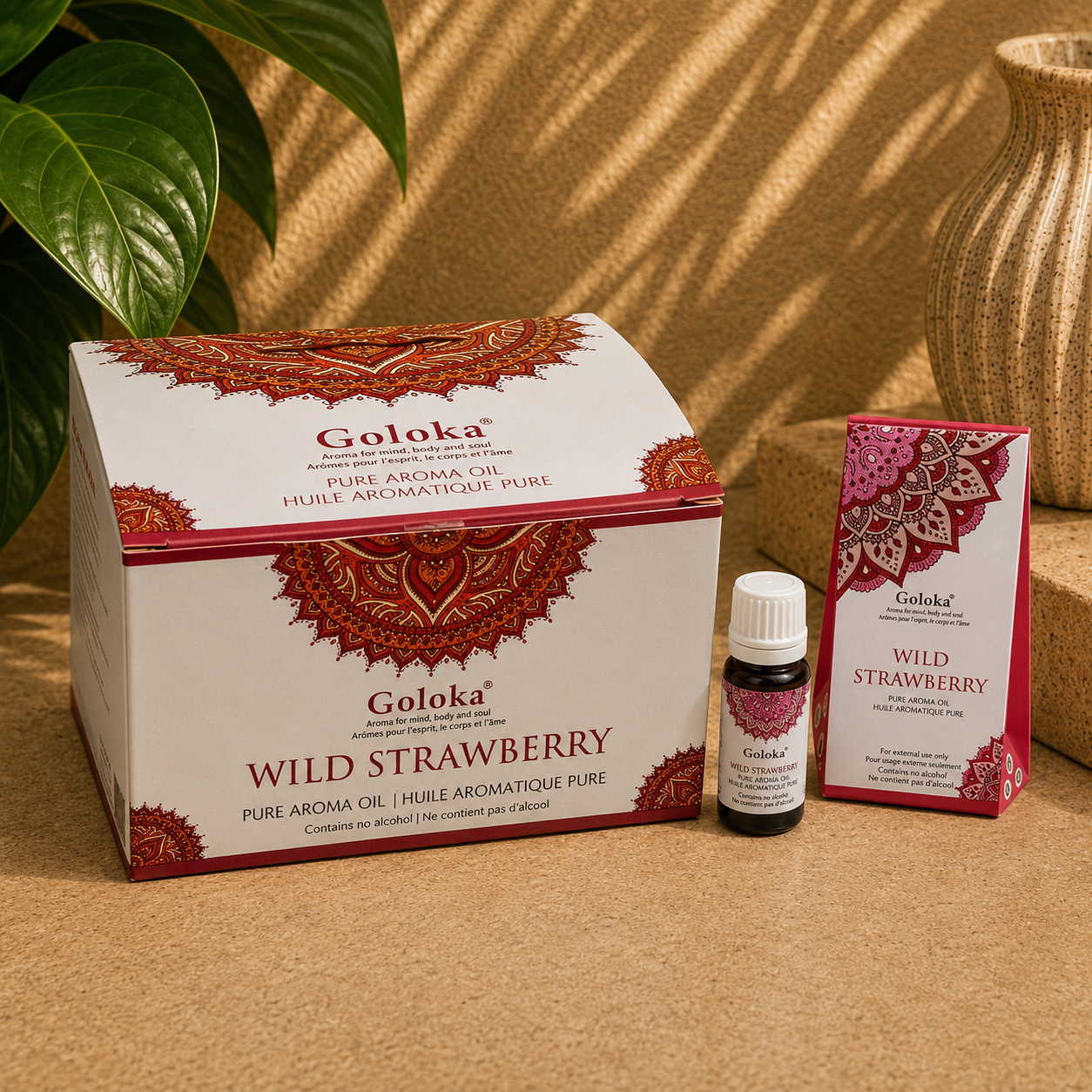 Goloka Wild Strawberry Pure Aroma Oil (10 ml)