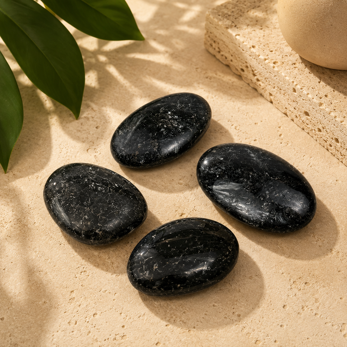 Astrophyllite Palm Stone - 2.2 inch