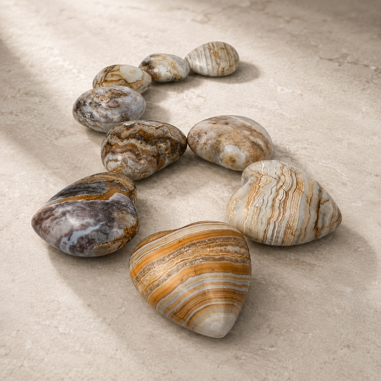 Desert Jasper Heart - 1.5-1.75 inch