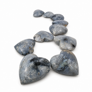 Blue Agate Heart - 2 inch