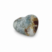 Opalized Petrified Wood Heart - 2.0 inch