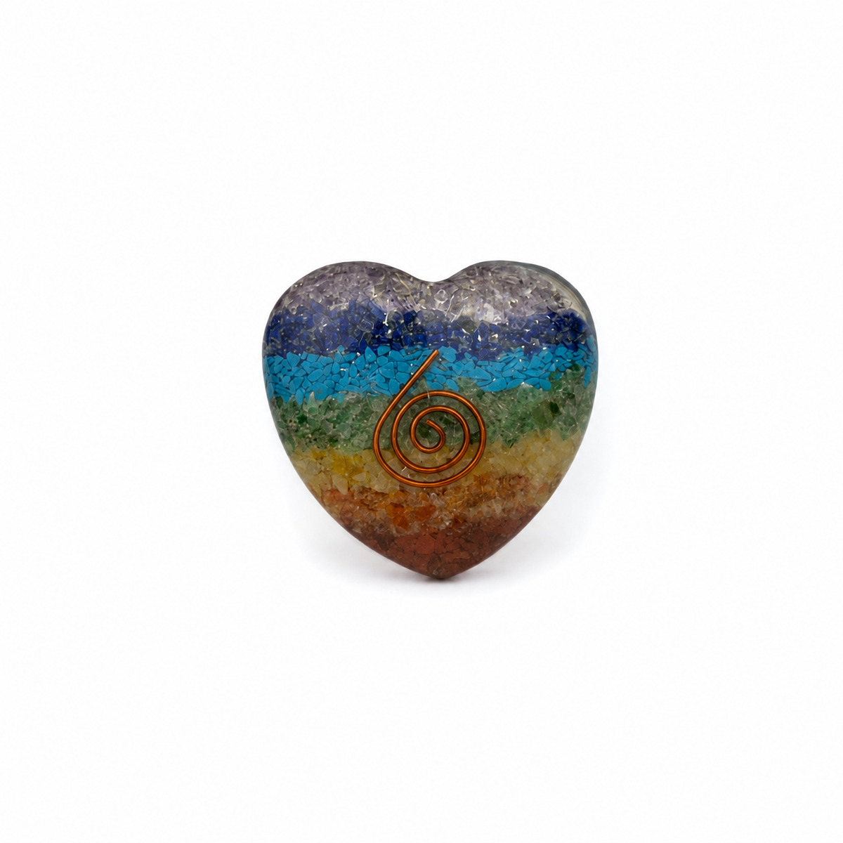Chakra Orgone Heart - 2 inch