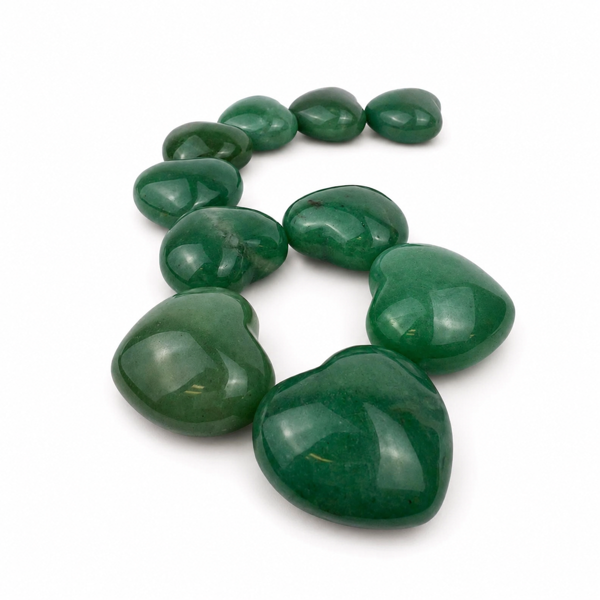 Green Aventurine Heart - 1.5-1.75 inch