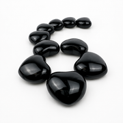 Black Obsidian Heart - 1.4-1.75 inch
