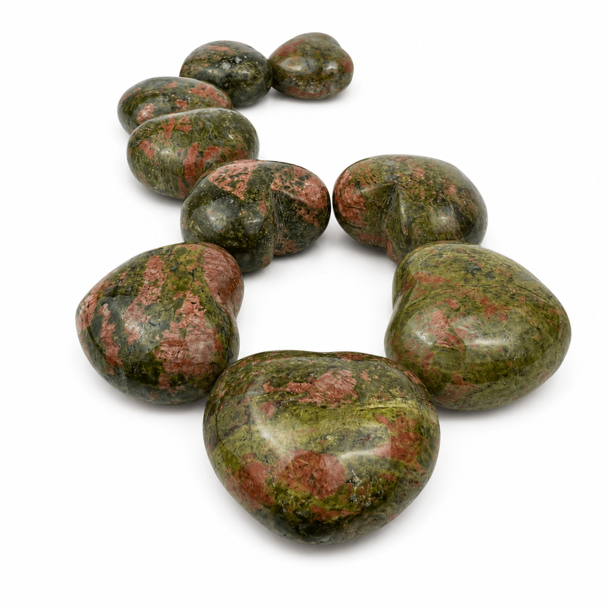 Unakite Heart - 1.5-1.75 inch