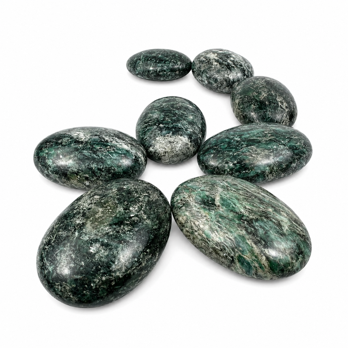 Actinolite with Dolomite Palm Stone - 2.5-2.75 inch