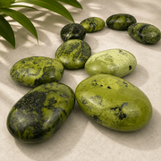 Serpentine Palm Stone - 2.5 inch