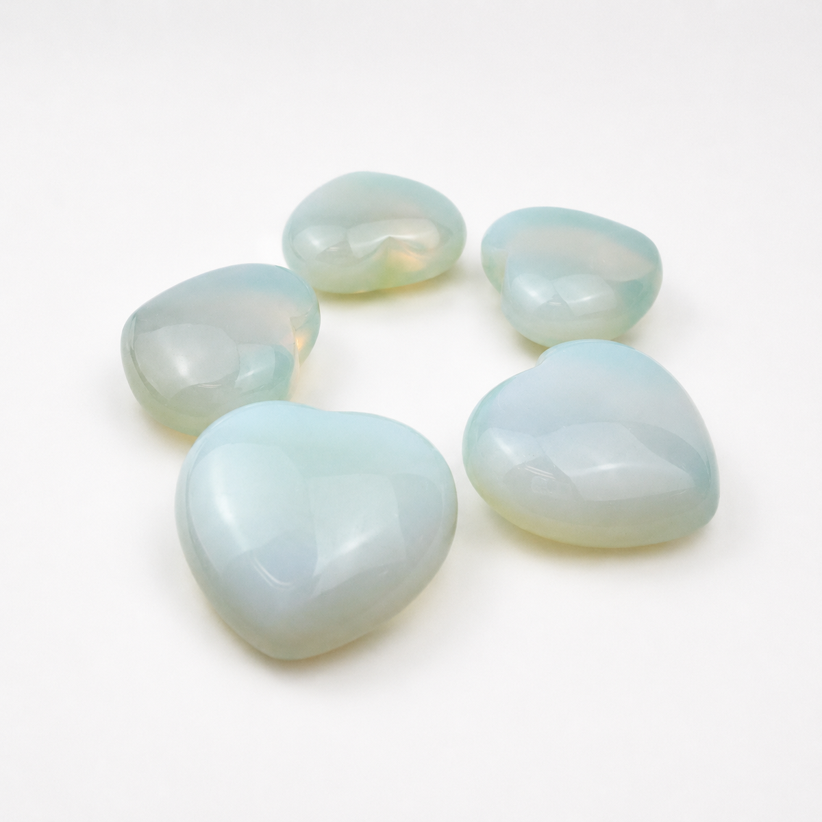 Opalite Heart - 1.75 inch