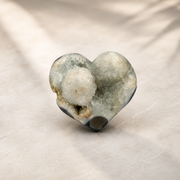 Black Agate with Quartz Heart - 4.75 inch