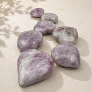 Lavender Quartz Heart - 2.0-2.5 inch