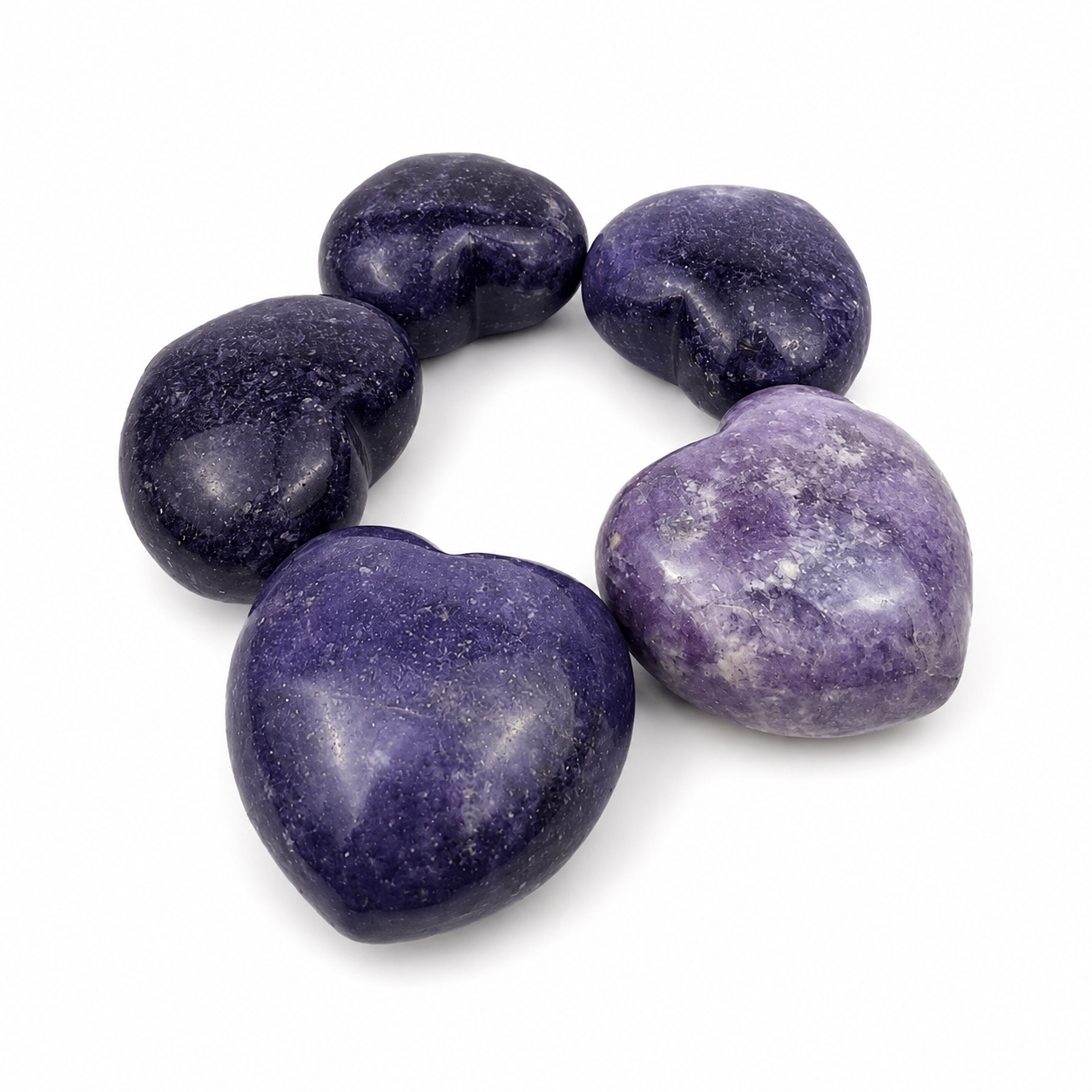 Lepidolite Heart - 1.5-1.8 inch