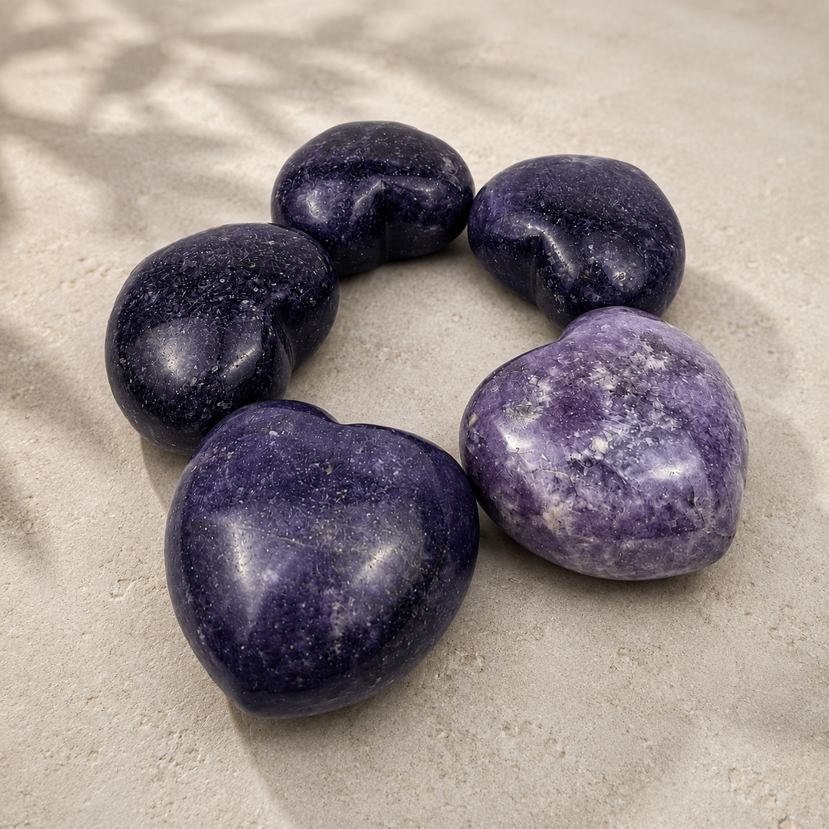 Lepidolite Heart - 1.5-1.8 inch