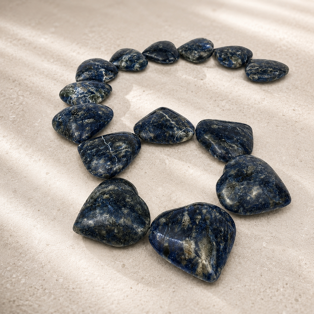 Sodalite Heart - 1.25 inch