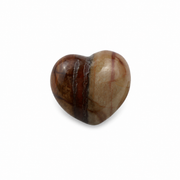 Petrified Wood Heart - 1.75 inch