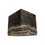 Chocolate Calcite Cut Cube - 2.5 inch