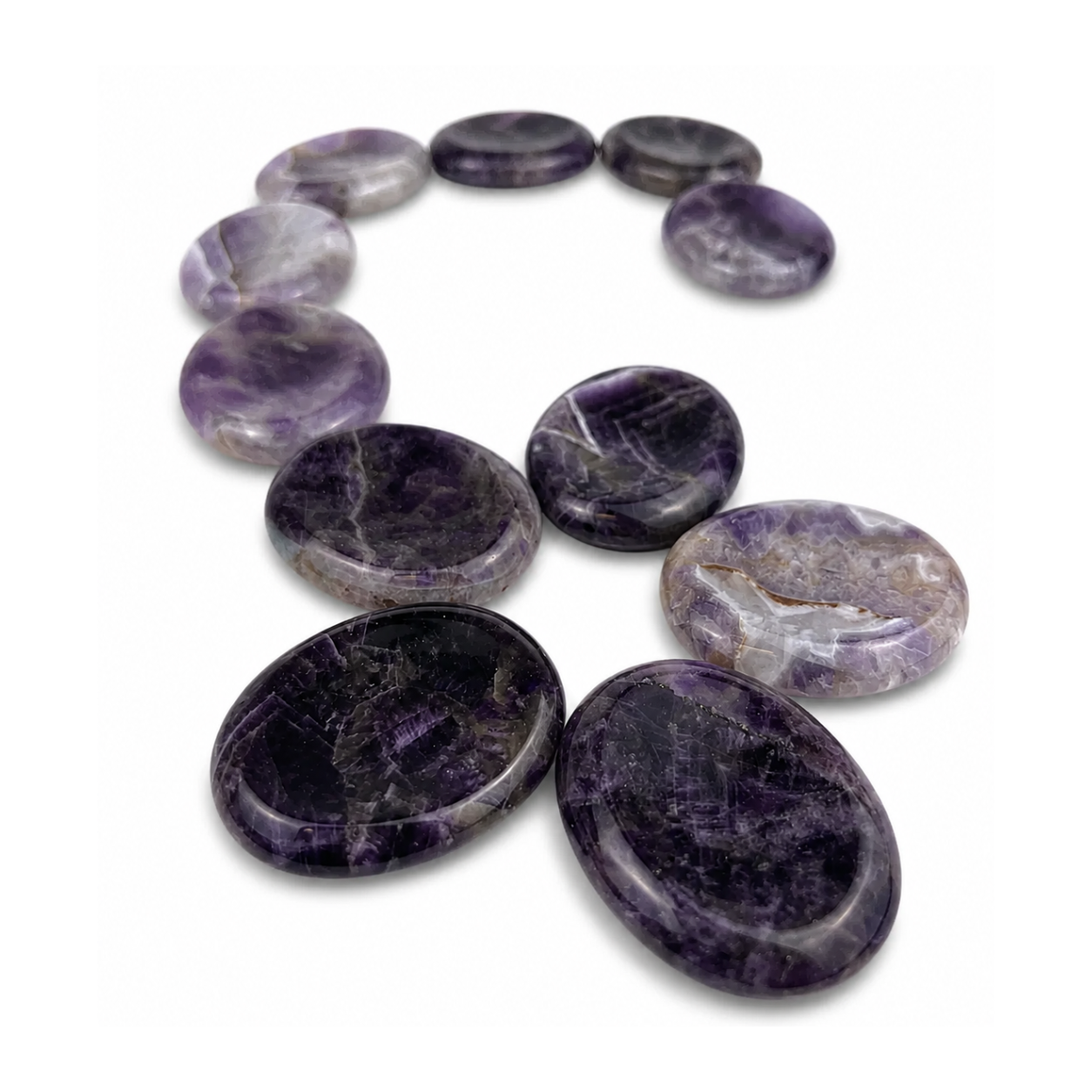 Amethyst Worry Stone - 2.0 inch