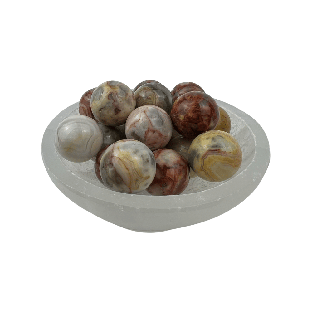 Crazy Agate Sphere - 0.75 inch