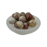 Crazy Agate Sphere - 0.75 inch