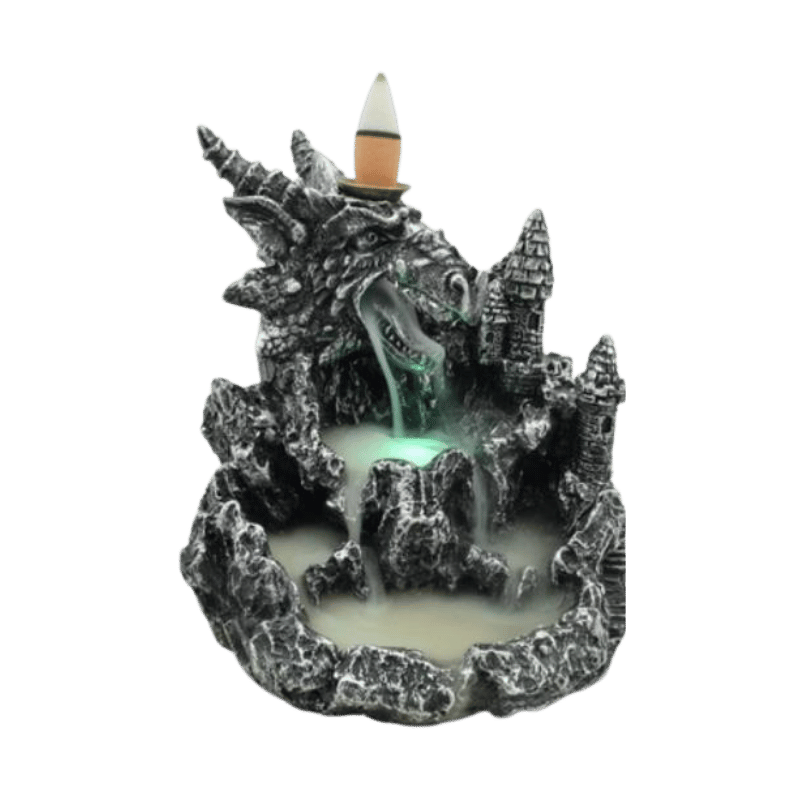 Dragon Head LED Backflow Incense Burner