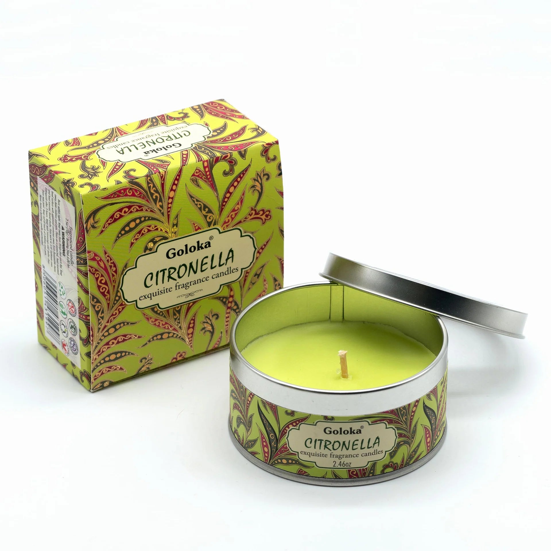 Goloka Citronella Travel Tin Candle