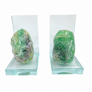 Fluorite Rough Bookends - 5.5 inch